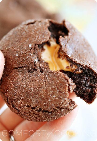 Salted Caramel Chocolate Cookies