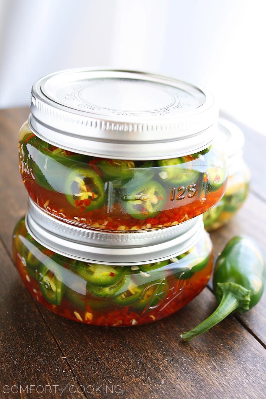 Easy Pickled Jalapeños