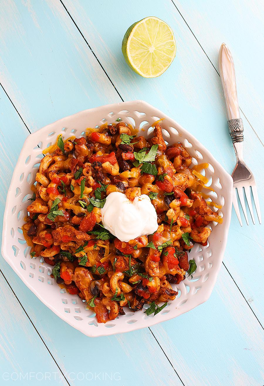 Skillet Chicken Chili Mac