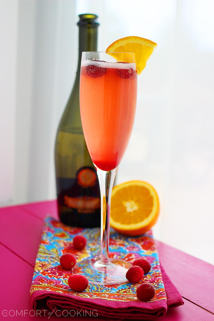 Cranberry-Orange Prosecco Cocktail