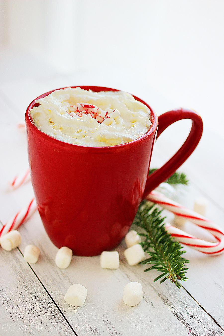 Peppermint White Hot Chocolate