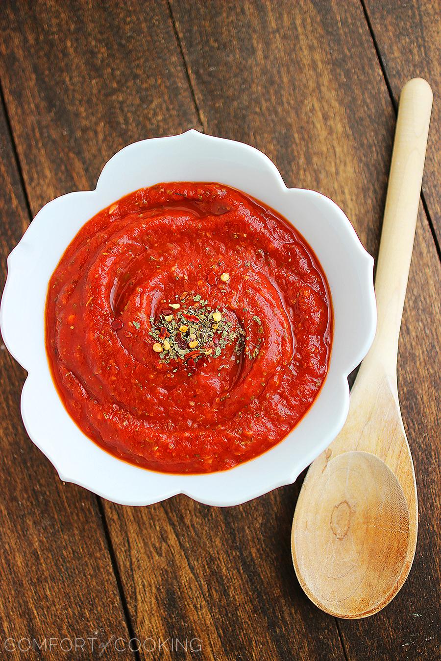 Best Homemade Pizza Sauce- 5 Minutes!