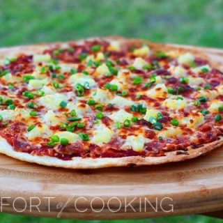 BBQ Ham and Pineapple Pizza