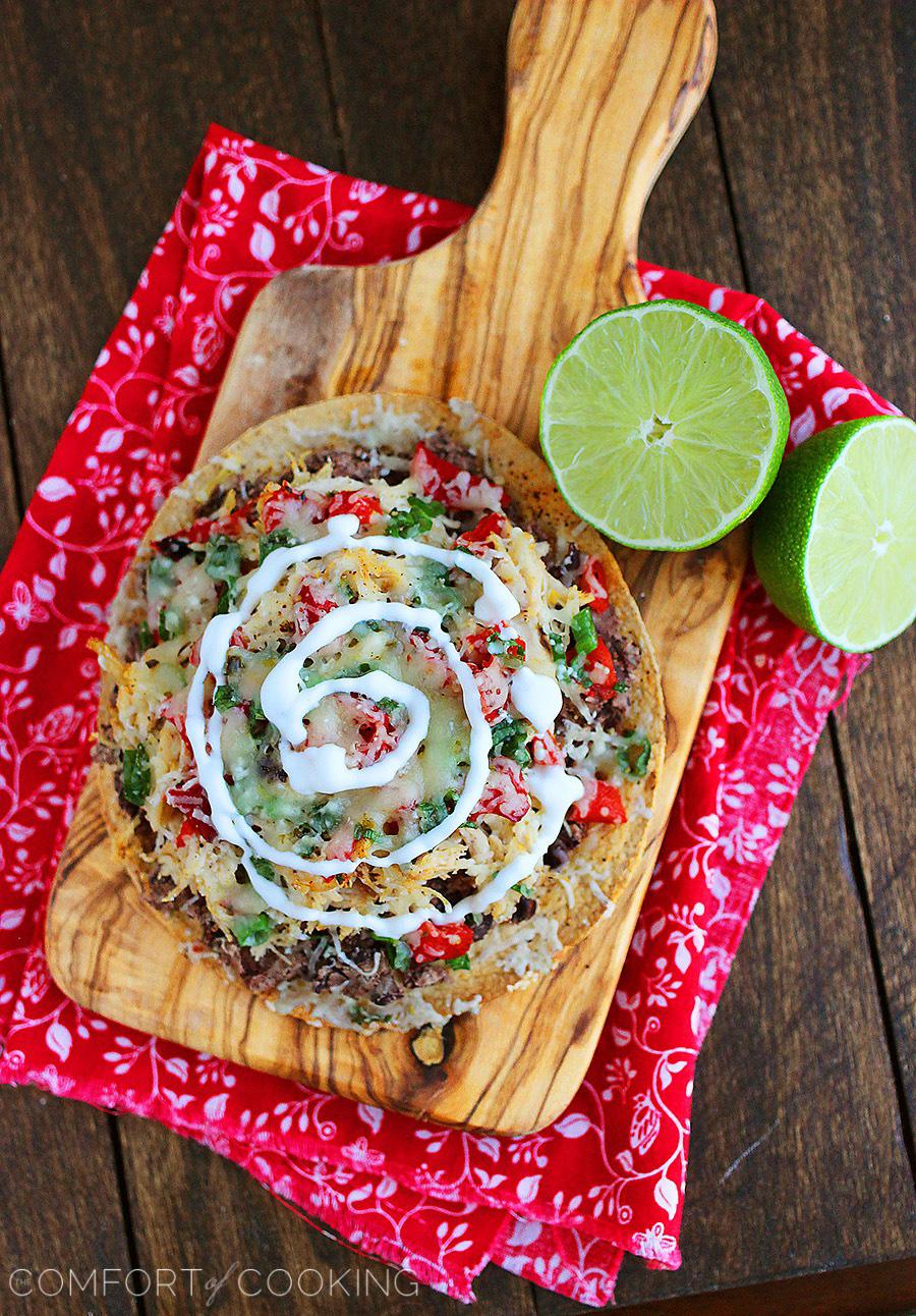 Baked Mexican Tostadas