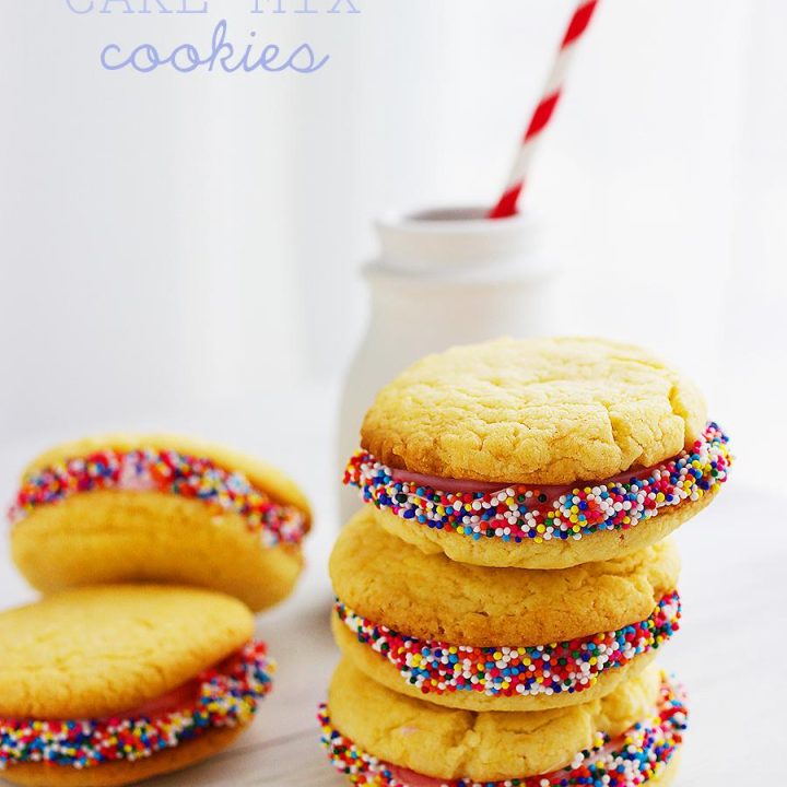 Cake Mix Cookie Sandwiches