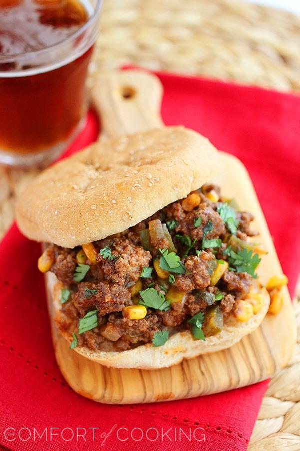 Spicy Tex-Mex Sloppy Joes