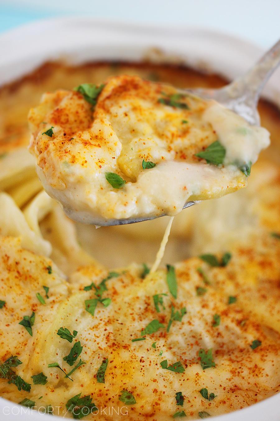 Cheesy Scalloped Potato Gratin - Creamy, buttery scalloped potatoes are the...