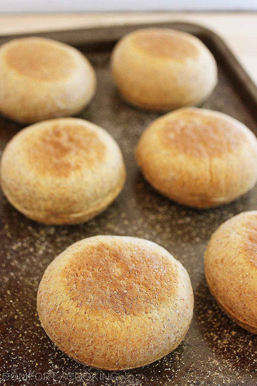 Whole Wheat English Muffins The Comfort of Cooking