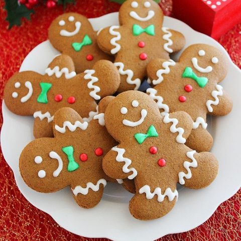 Spiced Gingerbread Man Cookies