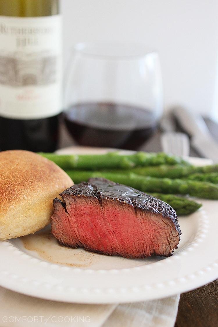 Easy Balsamic-Glazed Filet Mignon