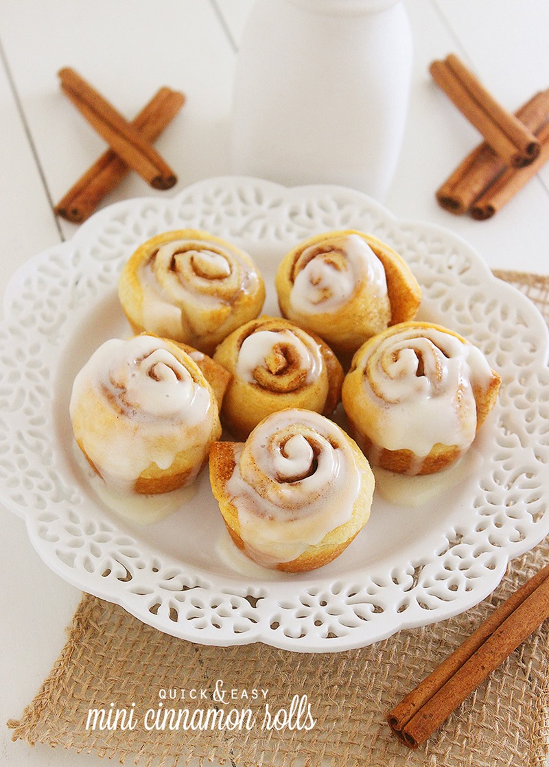 Quick & Easy Mini Cinnamon Rolls