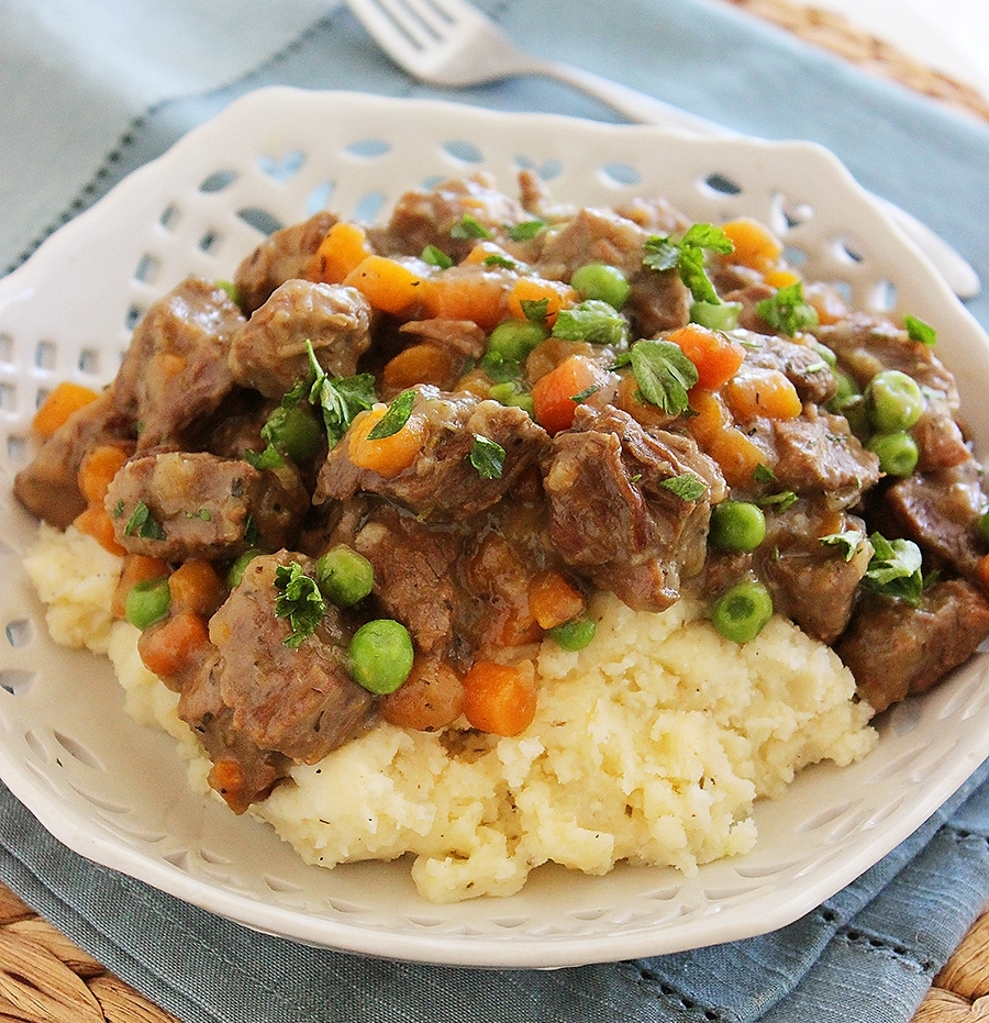 Irish Beef Stew with Mashed Potatoes