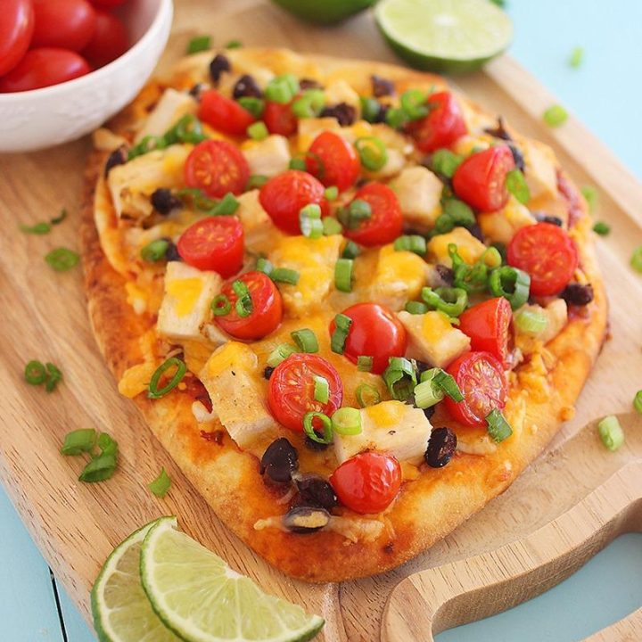 Tex-Mex Chicken Taco Flatbread