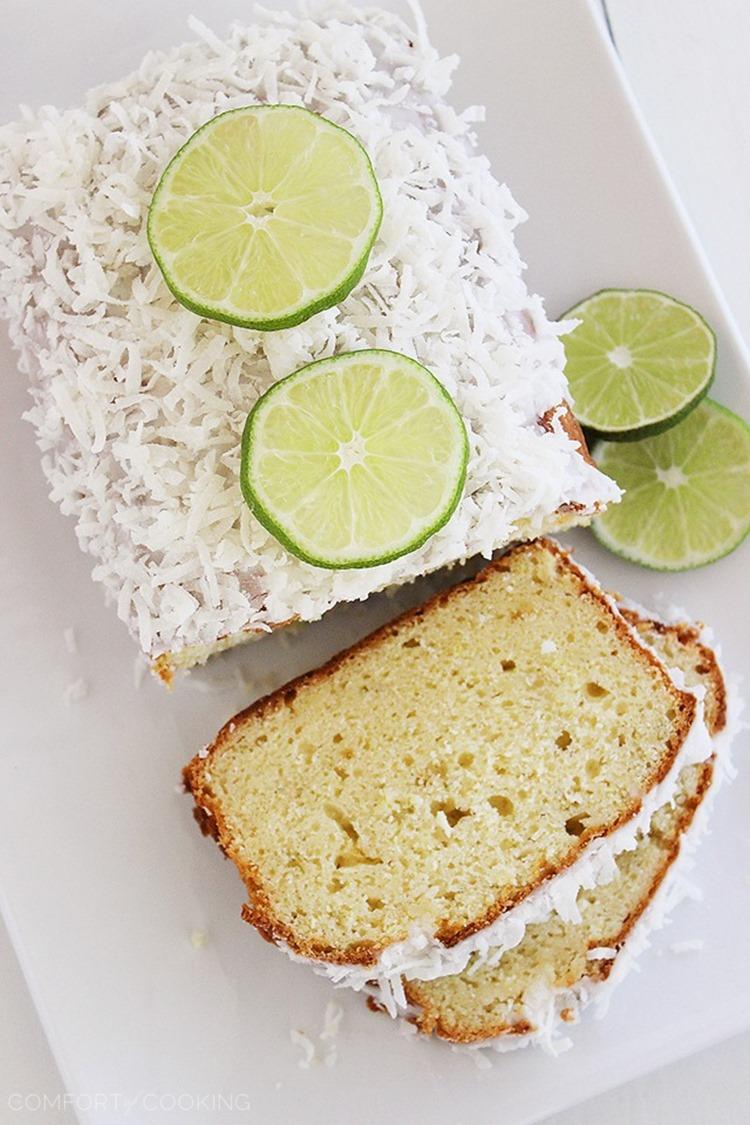 Coconut Lime Pound Cake