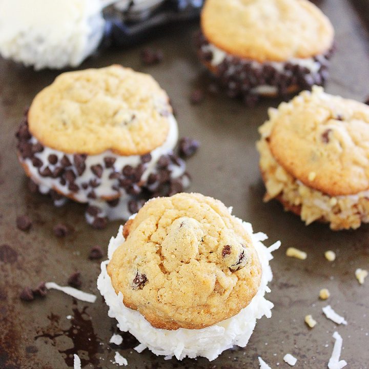 Homemade Cookie Ice Cream Sandwiches