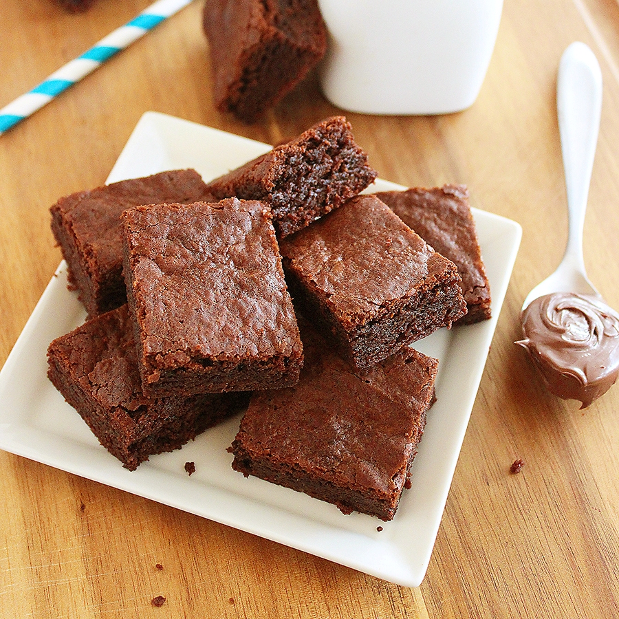 Incredible 3-Ingredient Nutella Brownies