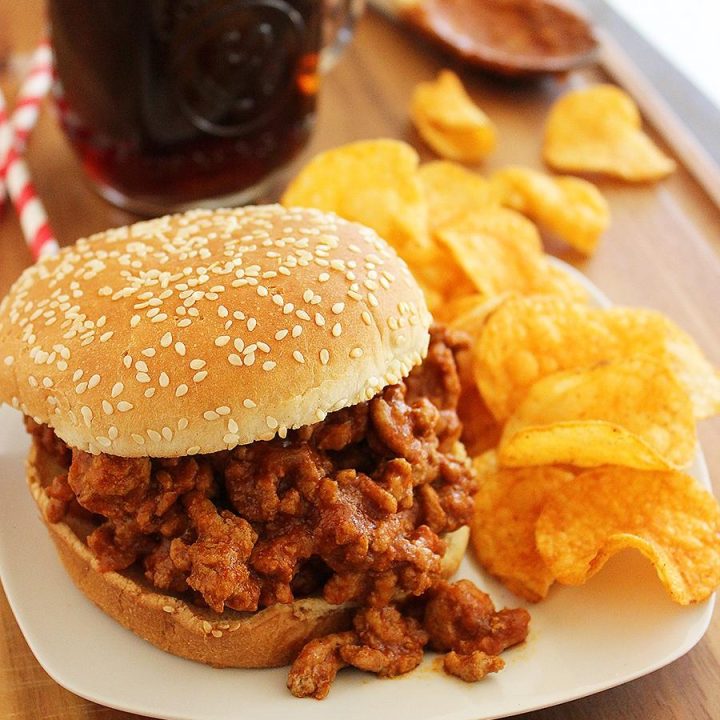 Root Beer Turkey Sloppy Joes