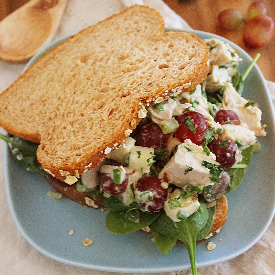 Chopped Turkey or Chicken Salad Sandwiches