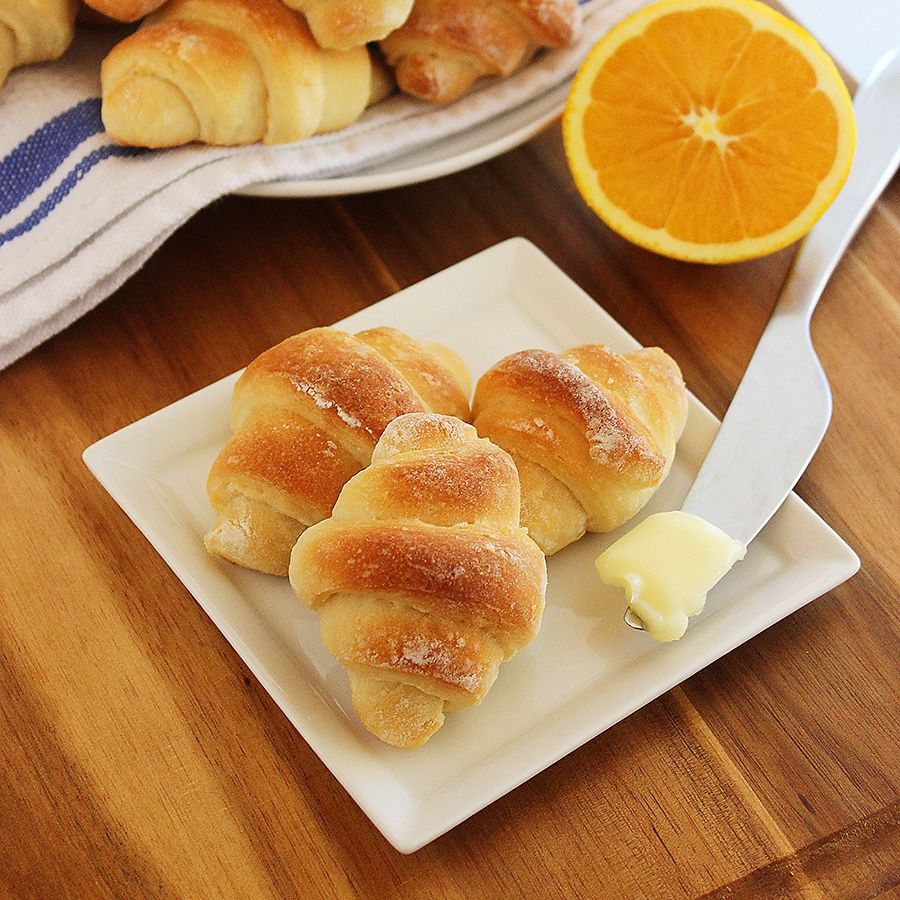 Buttery No-Knead Crescent Rolls