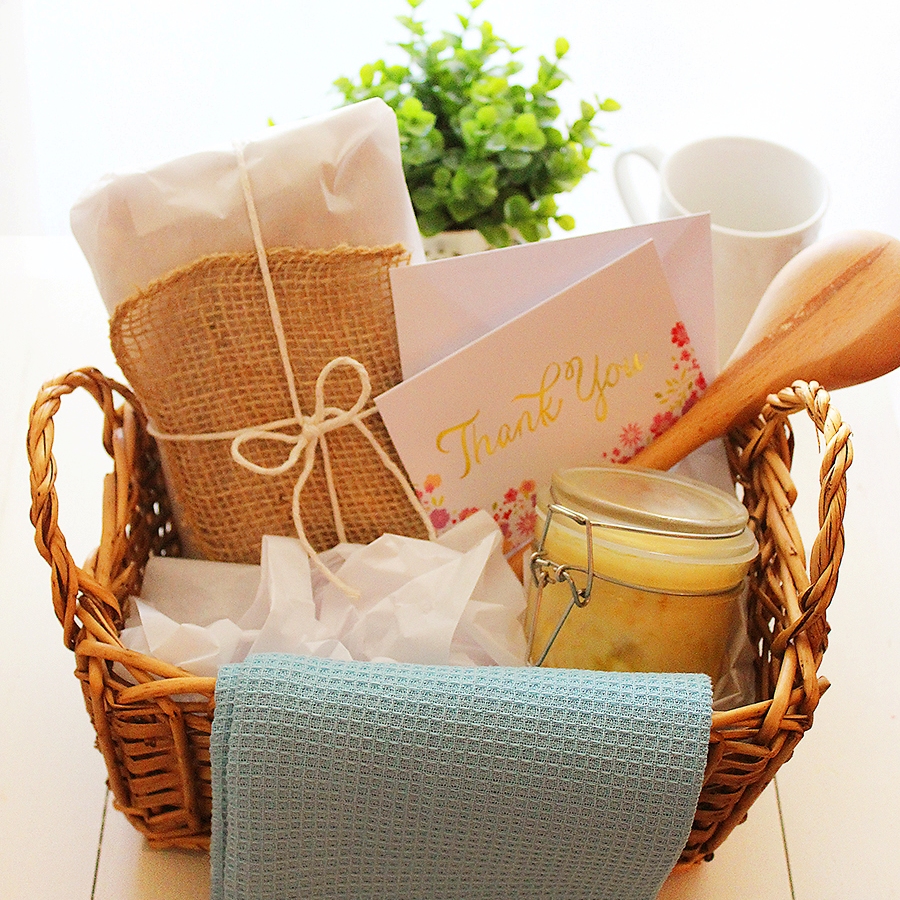 How to Assemble a DIY Fall Baking Themed Gift Basket