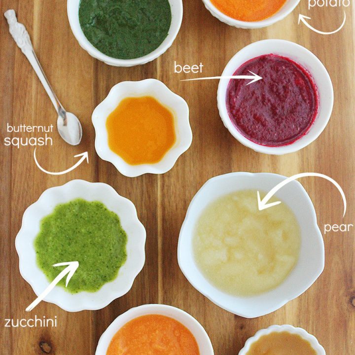 8 Easy Homemade Baby Purées: First Foods