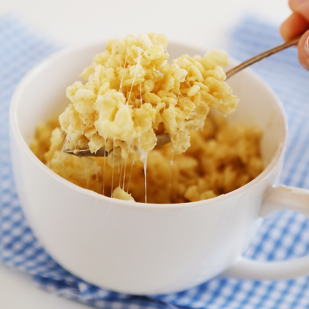 1-Minute Microwave Rice Krispies Treats in a Mug