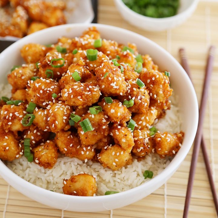 Crispy Baked Honey Garlic Chicken