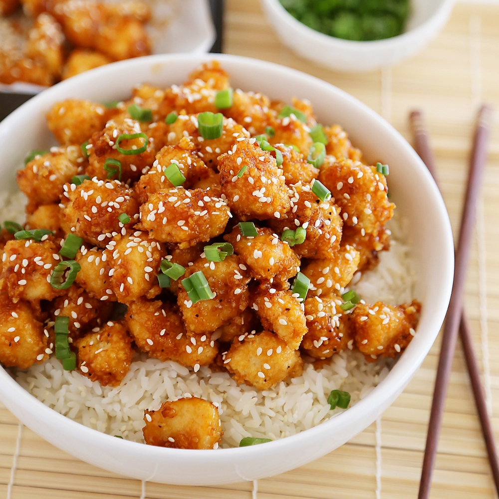 Crispy Baked Honey Garlic Chicken