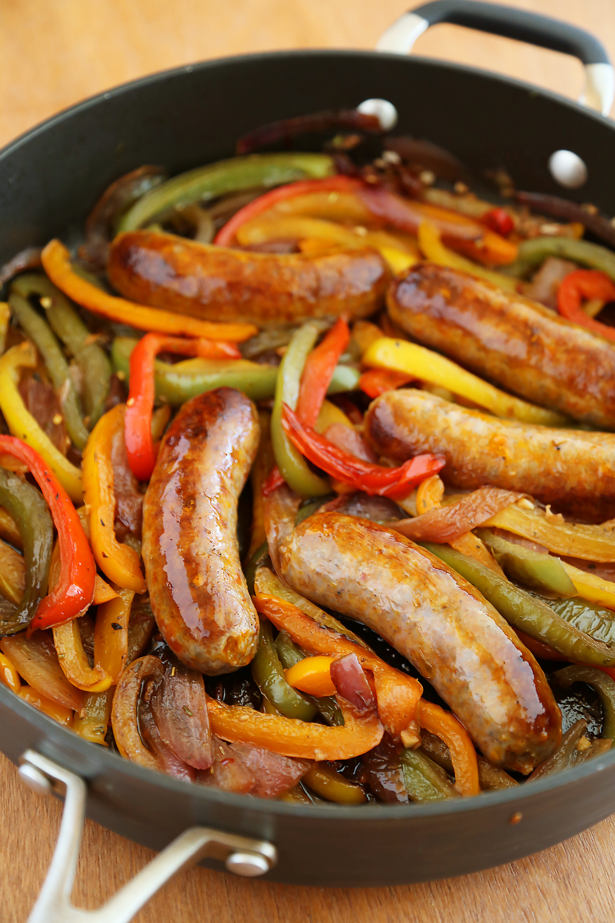Skillet Italian Sausage, Peppers and Onions – The Comfort of Cooking