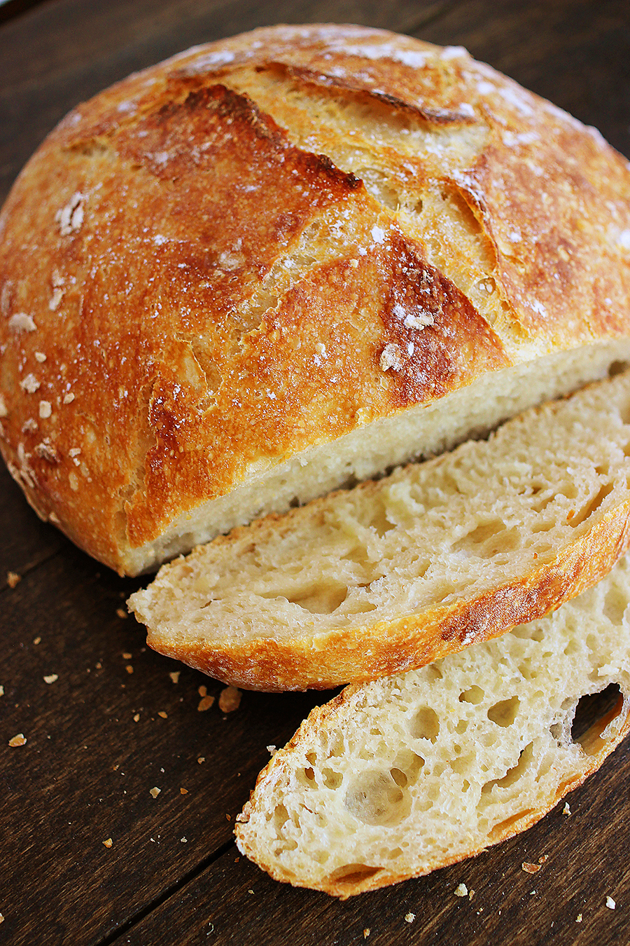 Рецепт хрустящего хлеба. Чиабатта. Хлеб. Вкусный хлеб. Красивый хлеб.