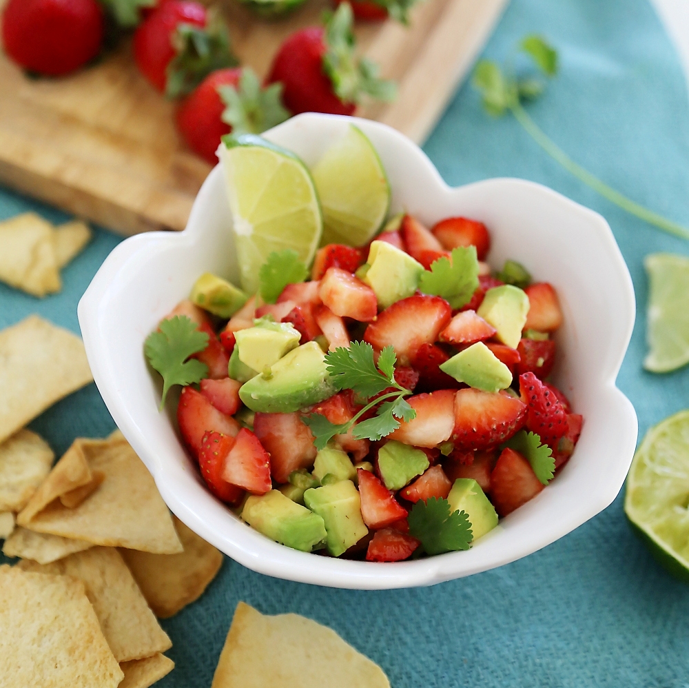 Strawberry Jalapeño Avocado Salsa