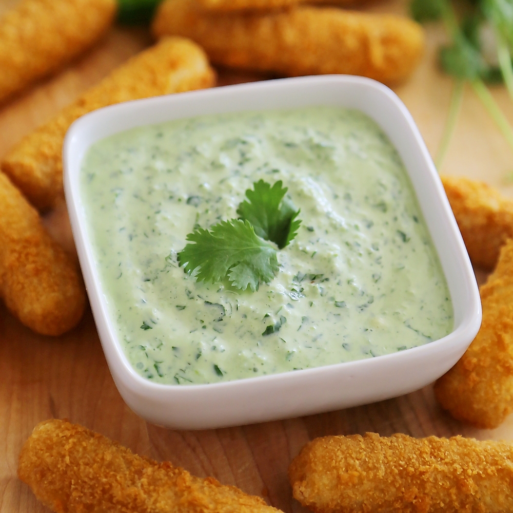 Creamy Cilantro Jalapeño Sauce