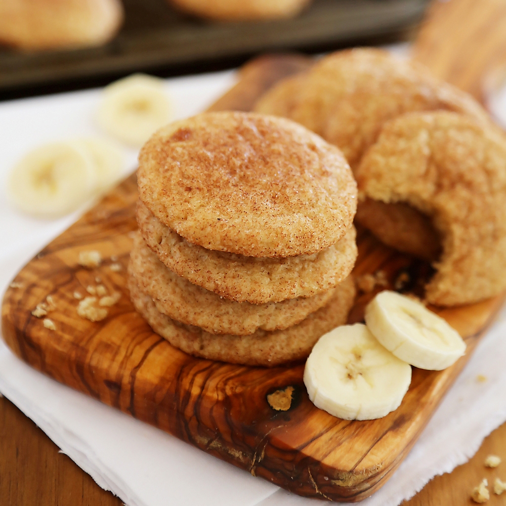 Soft Banana Snickerdoodles