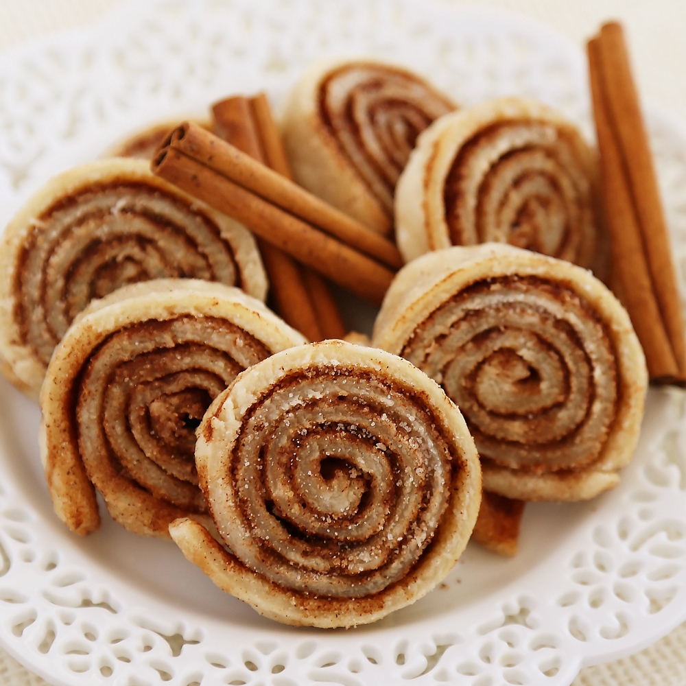 3-Ingredient Cinnamon Sugar Pie Crust Cookies