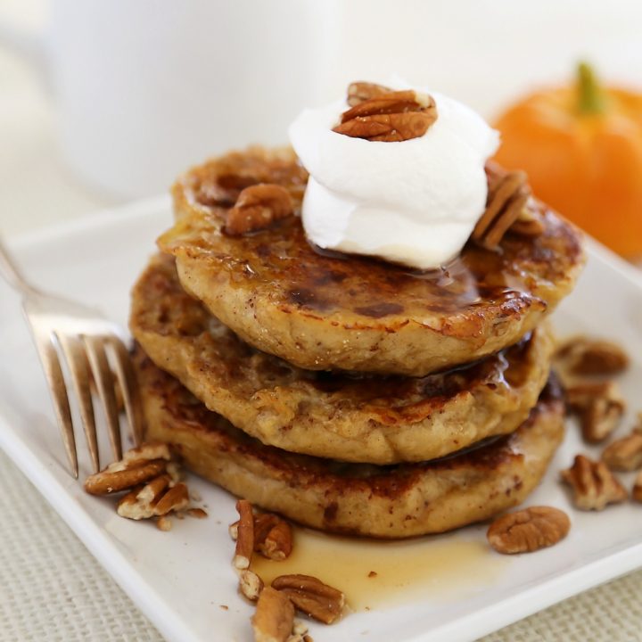Pumpkin Vanilla English Muffin French Toast