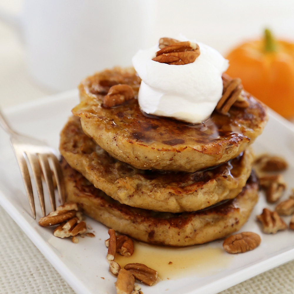 Pumpkin Vanilla English Muffin French Toast