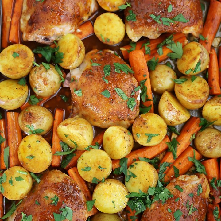 Garlic Ranch Roasted Chicken and Veggies