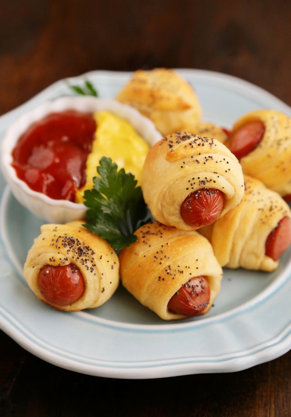 3Ingredient Crescent Hot Dog Rollups The Comfort of Cooking