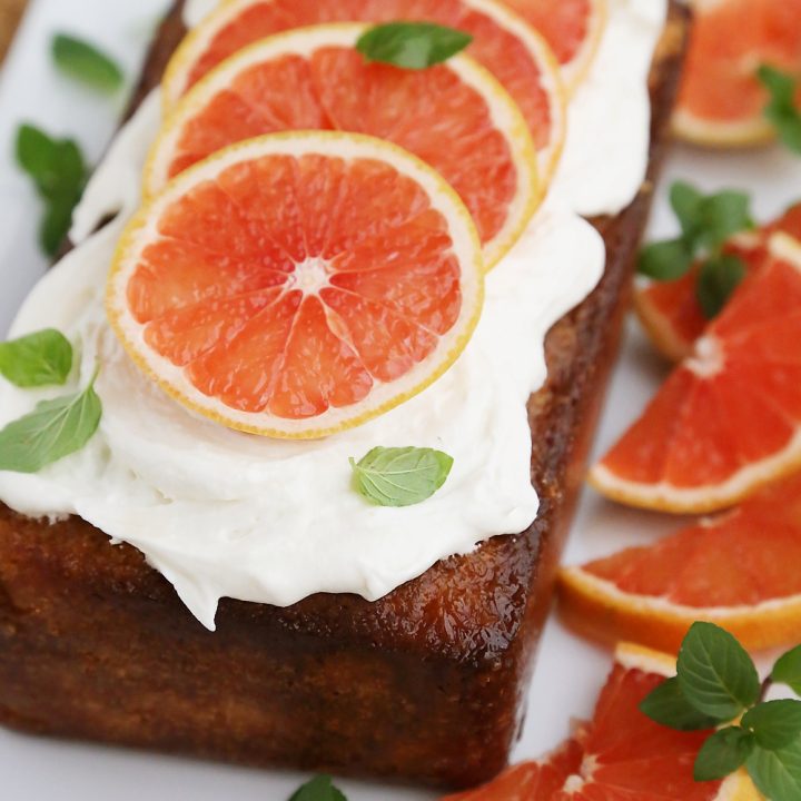 Super Moist Grapefruit Cake