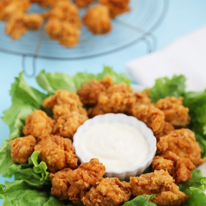 Crispy Buttermilk Popcorn Chicken