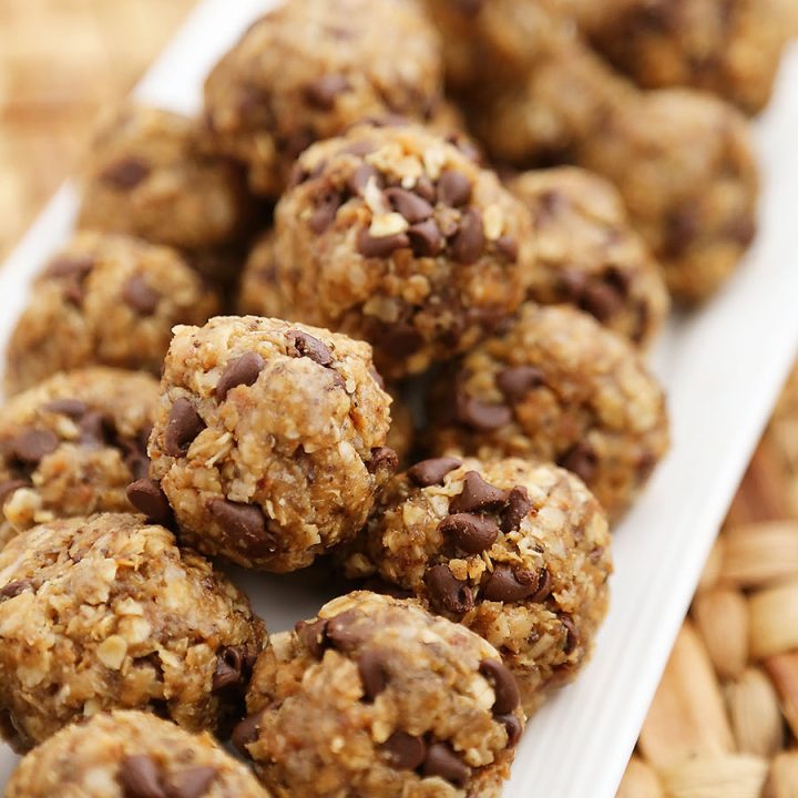 Chocolate Chip Peanut Butter Granola Bites