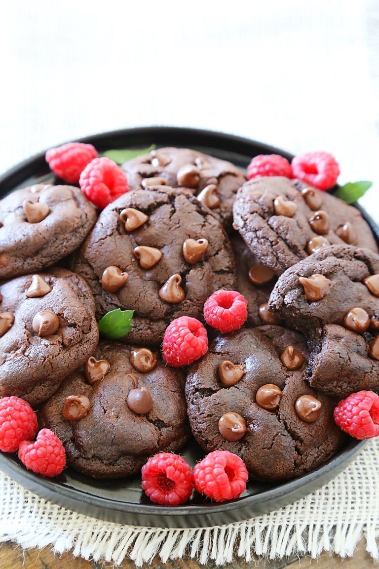 Soft & Chewy Double Chocolate Cookies The Comfort of Cooking