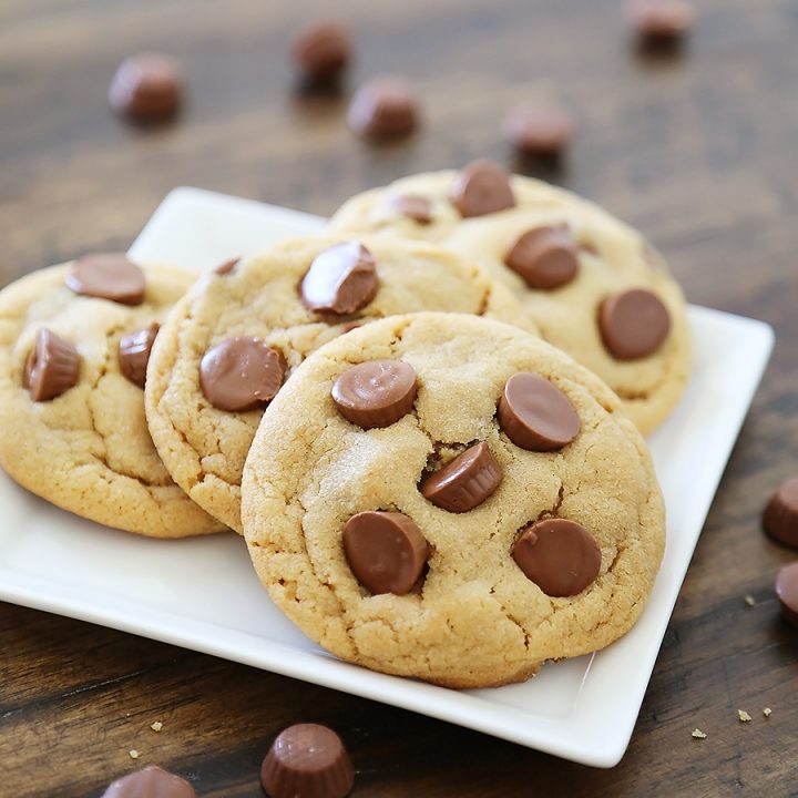 Soft Peanut Butter Cup Cookies