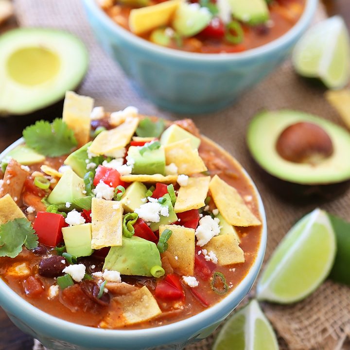 Easy Chicken Tortilla Soup
