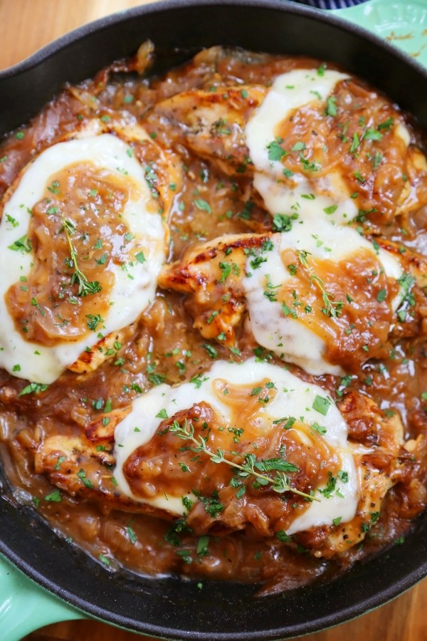 Skillet French Onion Chicken The Comfort of Cooking