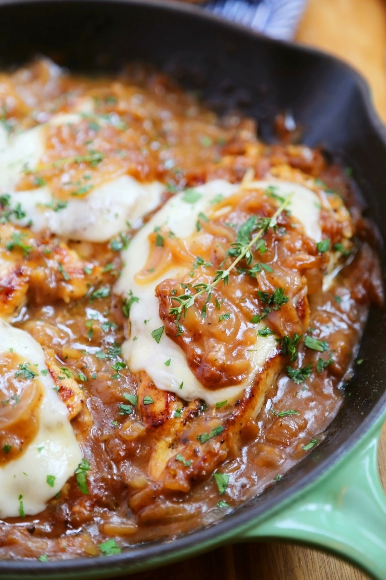 Skillet French Onion Chicken The Comfort of Cooking