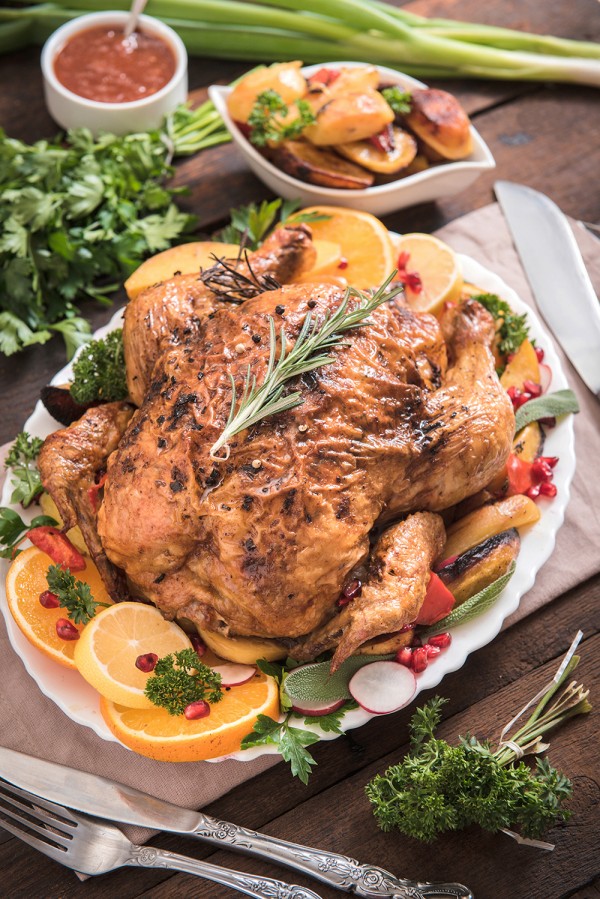 Citrus and Herb Butter Roasted Turkey The Comfort of Cooking