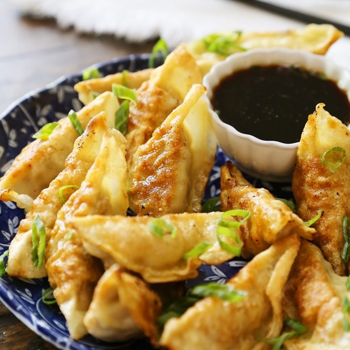 Easy Asian Dumplings with Soy-Ginger Dipping Sauce