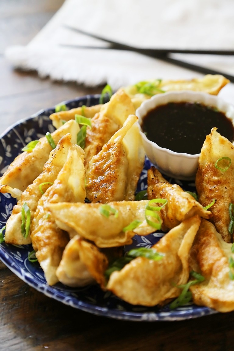 Easy Asian Dumplings with SoyGinger Dipping Sauce The Comfort of Cooking