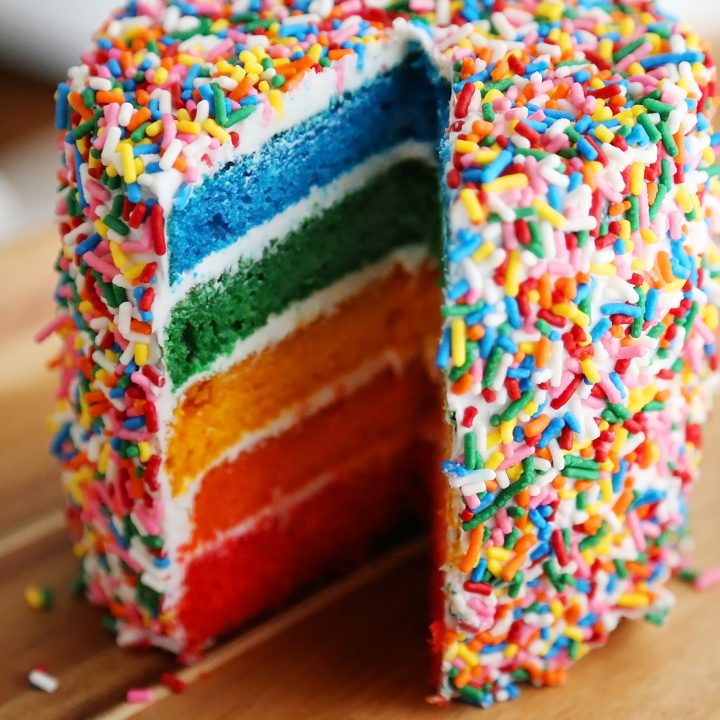 Easy Rainbow Cake
